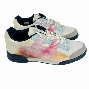 REEBOK Men’s Workout Plus Artists For Humanity Multicolor Sneakers 10.5 Collab